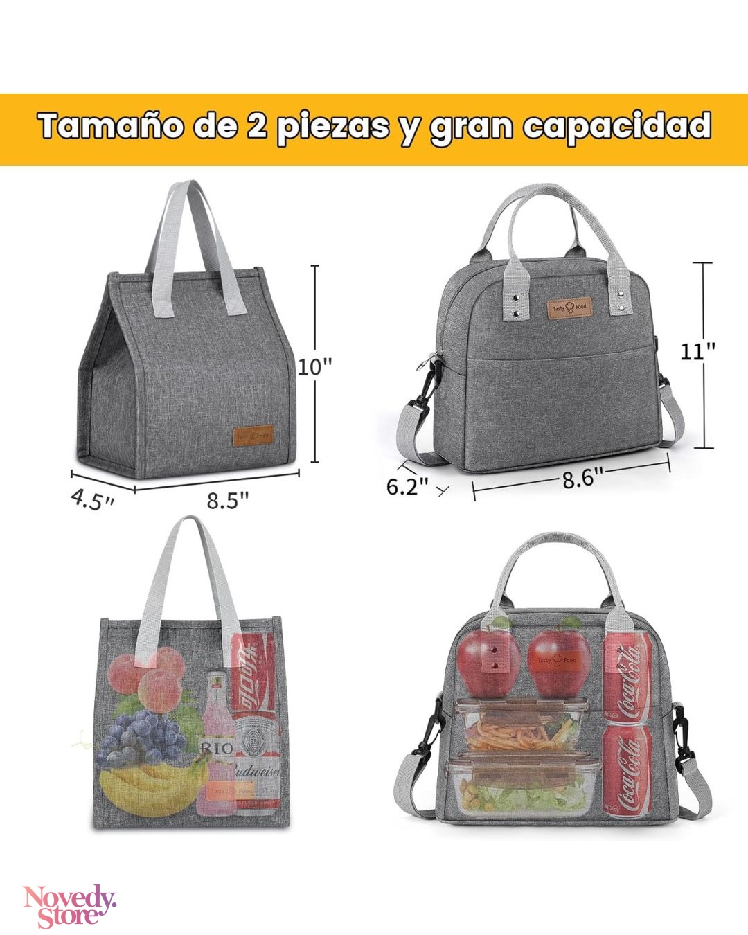 COMBO 2 LONCHERAS TÉRMICAS