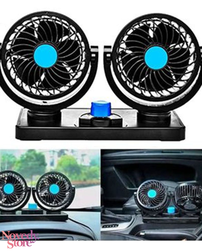 VENTILADOR DOBLE PARA CARRO