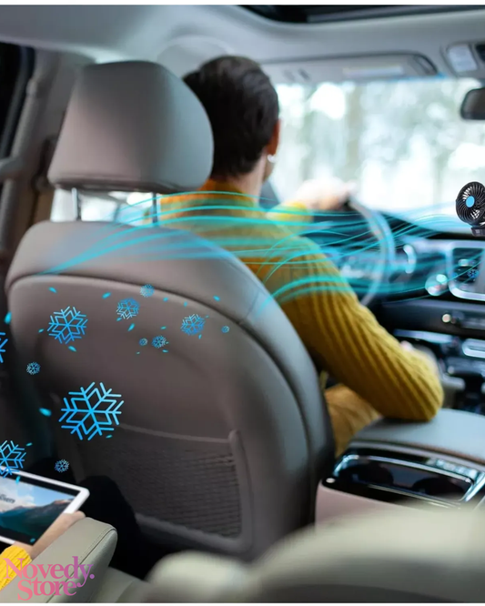 VENTILADOR DOBLE PARA CARRO