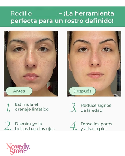 Rodillo Facial Y Gua Sha